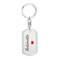 Load image into Gallery viewer, Antoinette Keychain – Name Keychain Gift
