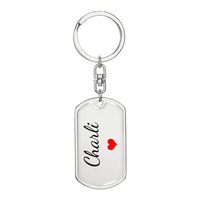 Load image into Gallery viewer, Charli Keychain – Custom Name Keychain for Women
