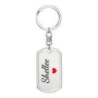 Load image into Gallery viewer, Shellee Keychain – Name Keychain for Women
