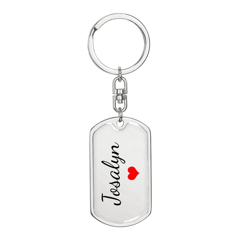 Josalyn Keychain – Name Keychain for Women