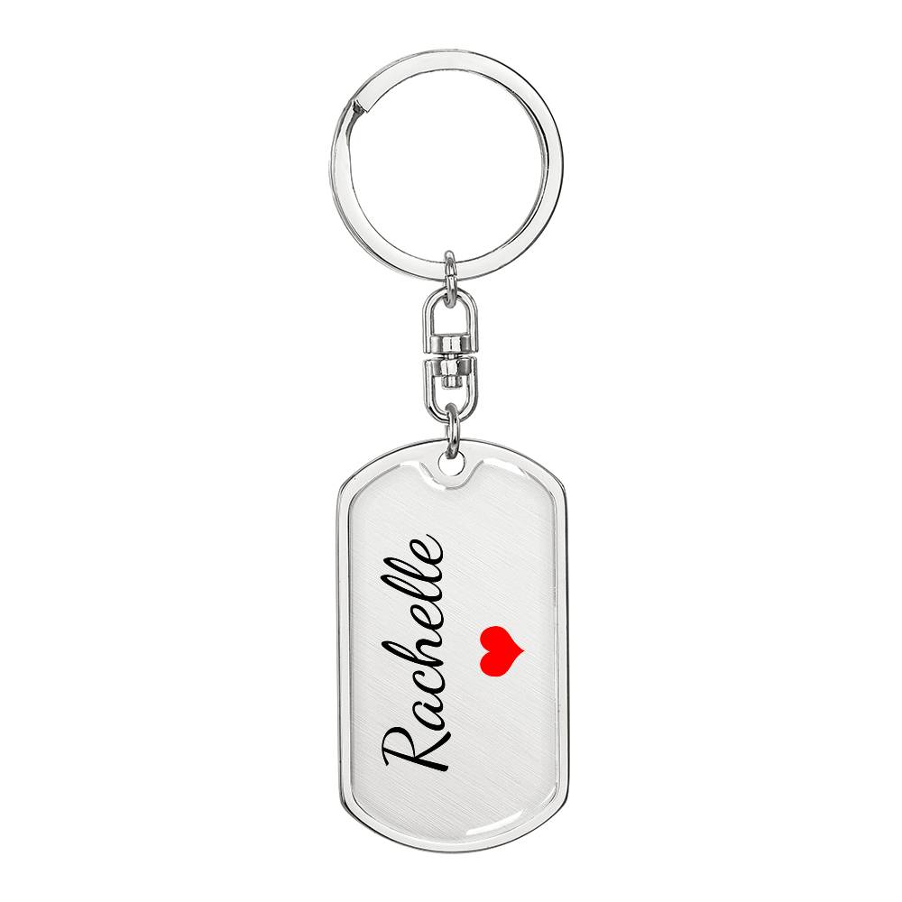 Rachelle Keychain – Name Keychain Gift