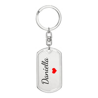 Load image into Gallery viewer, Daniella Keychain – Name Keychain Gift
