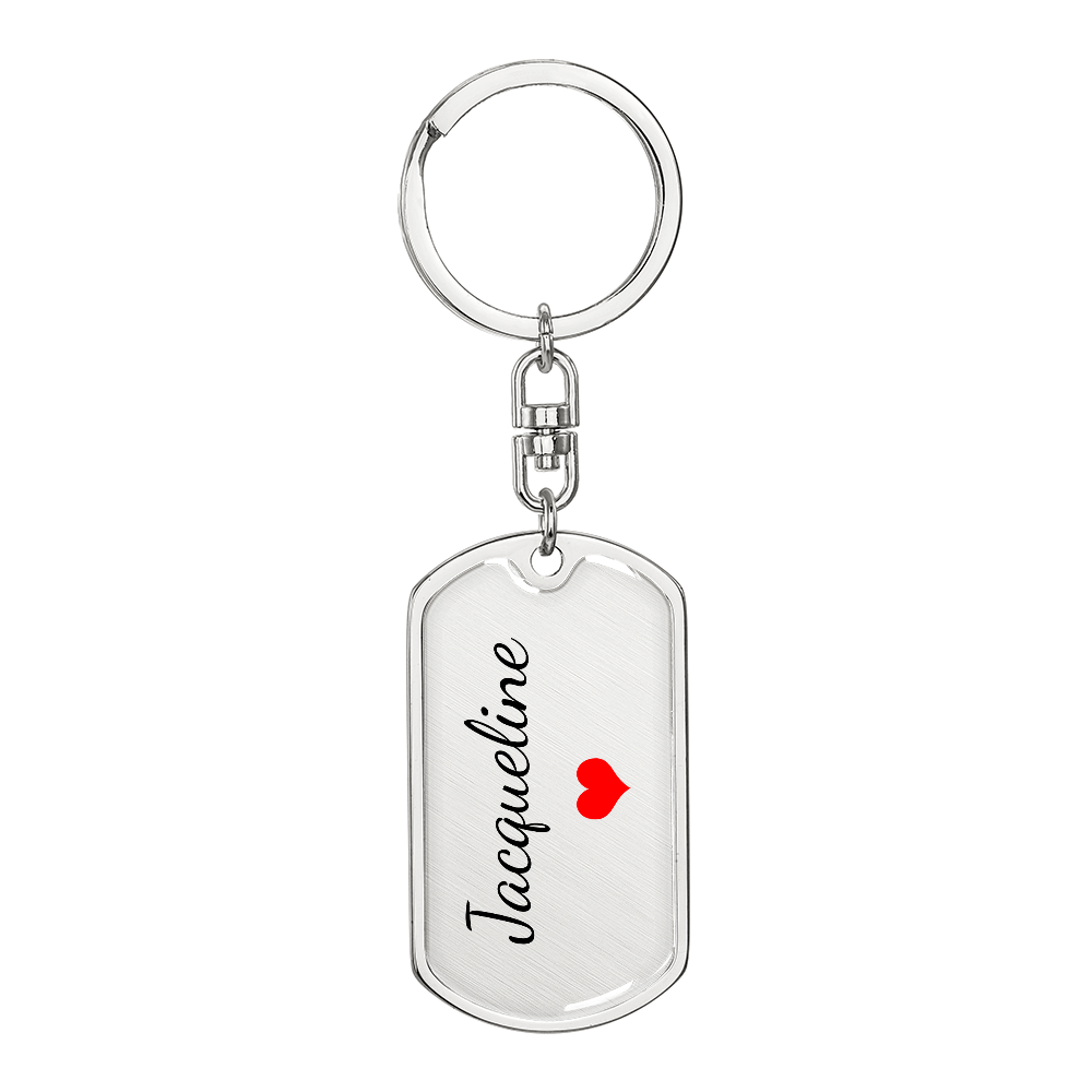 Jacqueline Keychain – Name Keychain Gift