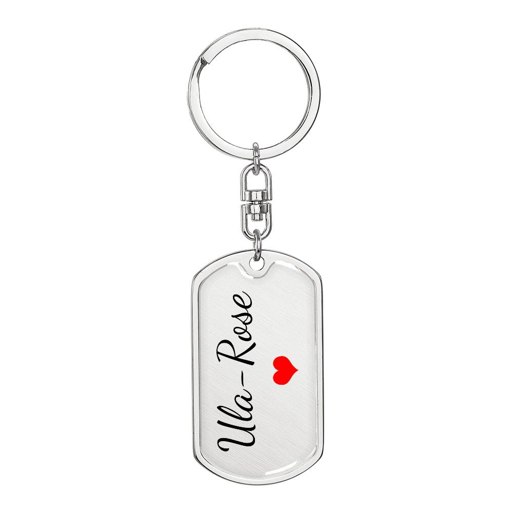 Ula-Rose Keychain – Name Keychain Gift