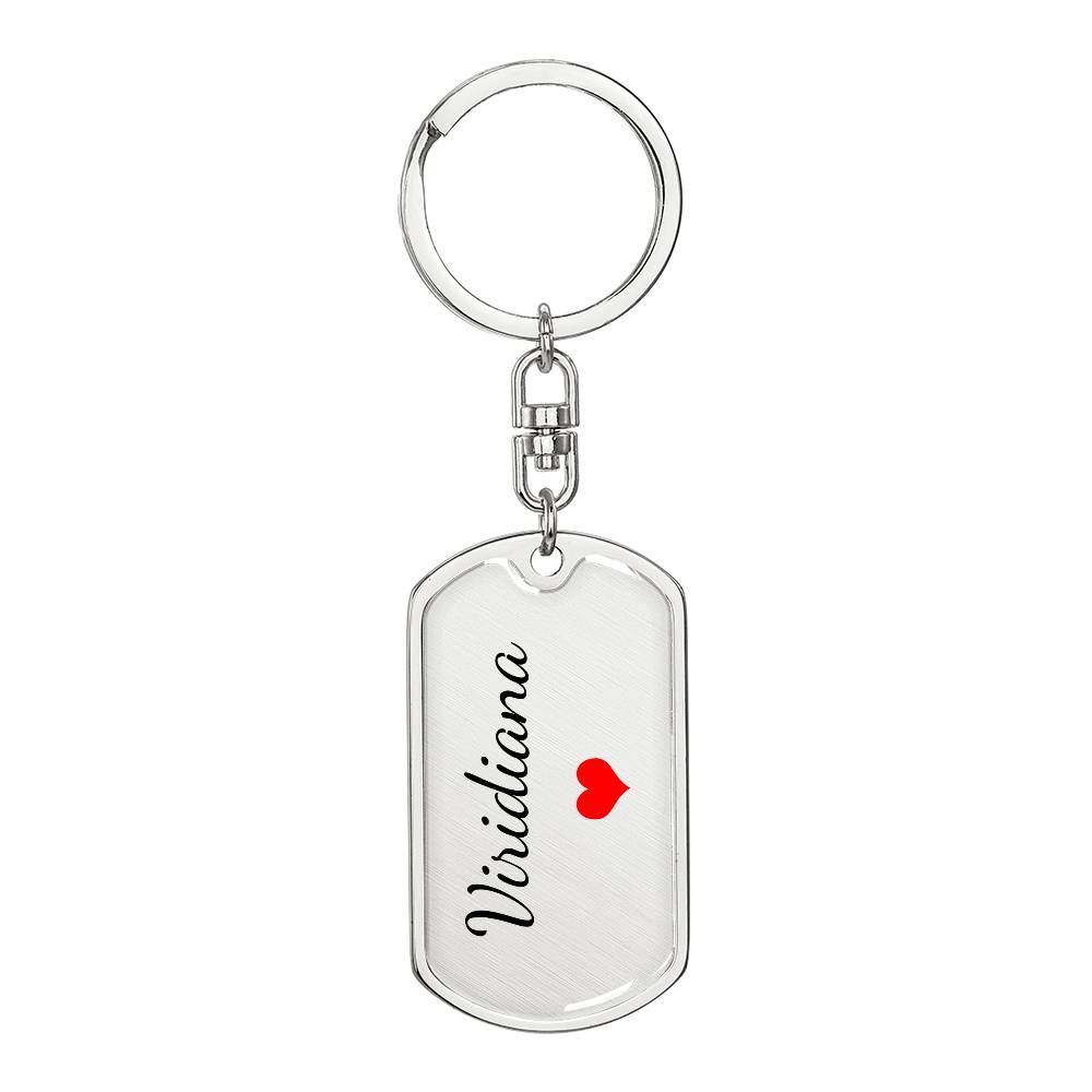Viridiana Keychain – Name Keychain Gift