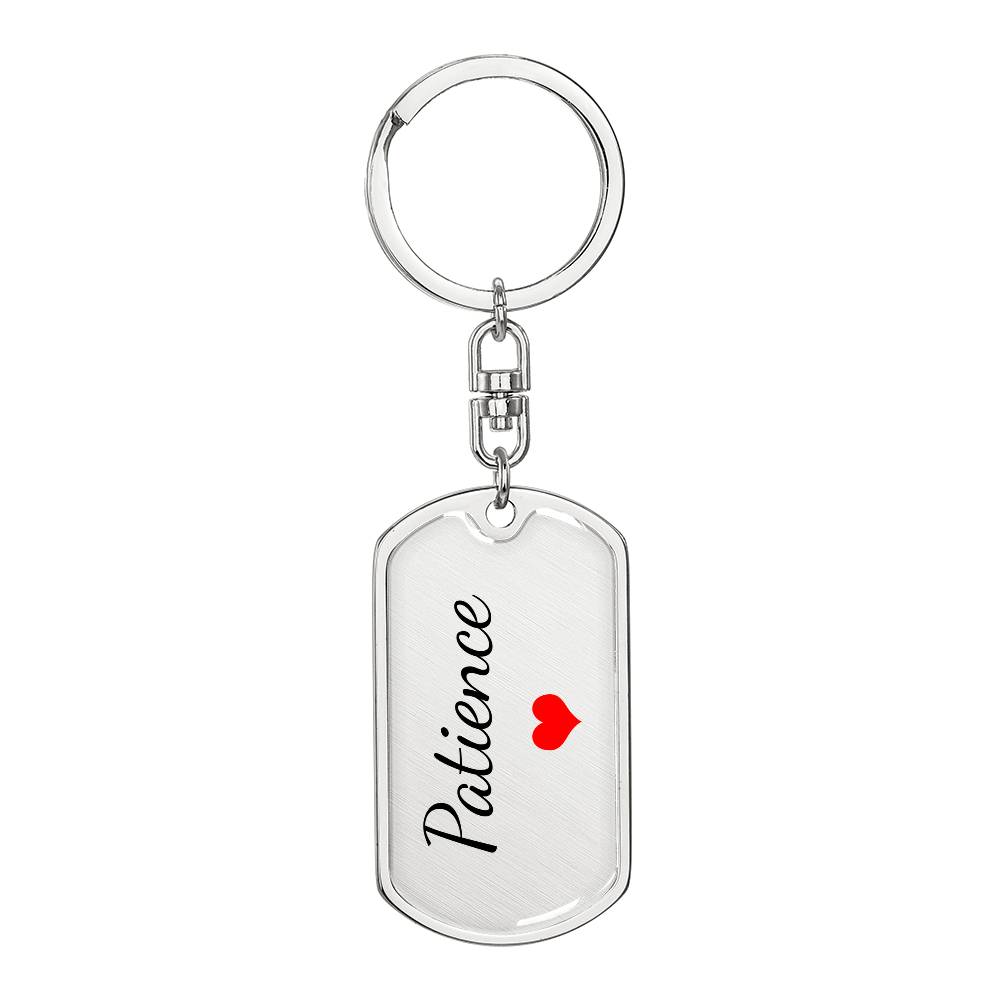 Patience Keychain – Name Keychain Gift