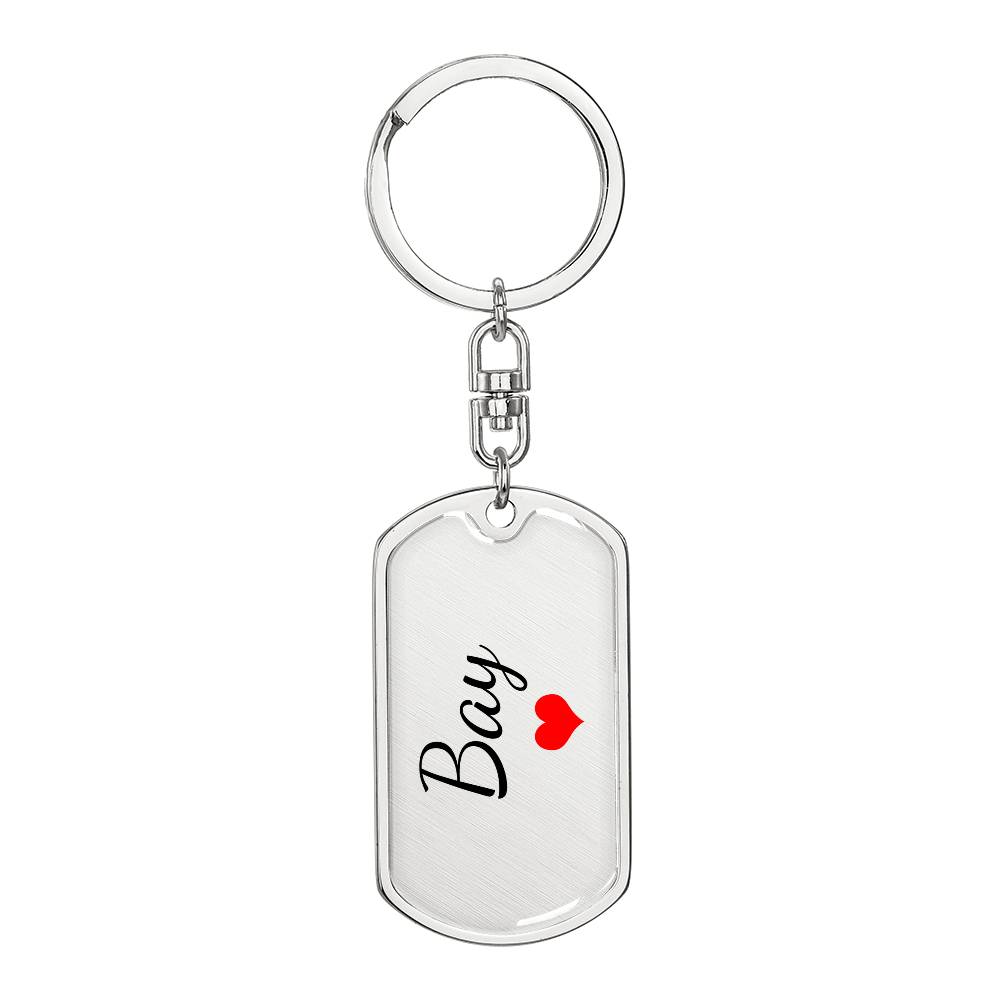 Bay Keychain – Custom Name Keychain for Women