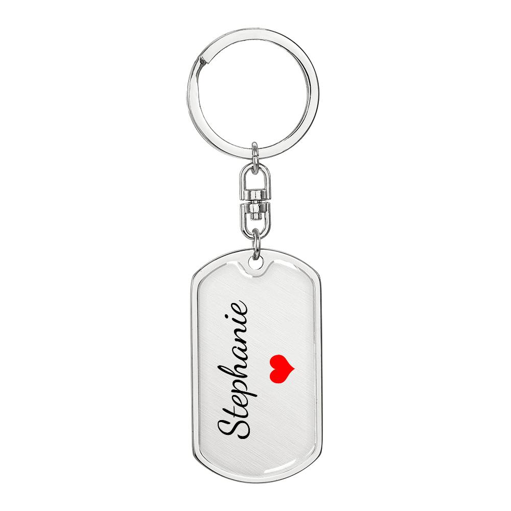 Stephanie Keychain – Name Keychain Gift