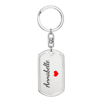 Load image into Gallery viewer, Annabelle Keychain – Name Keychain Gift
