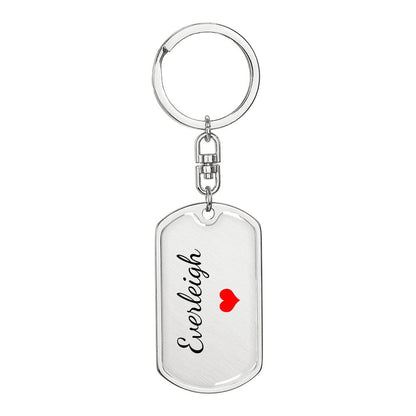 Everleigh Keychain – Name Keychain Gift
