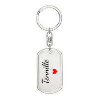 Load image into Gallery viewer, Tennille Keychain – Name Keychain Gift
