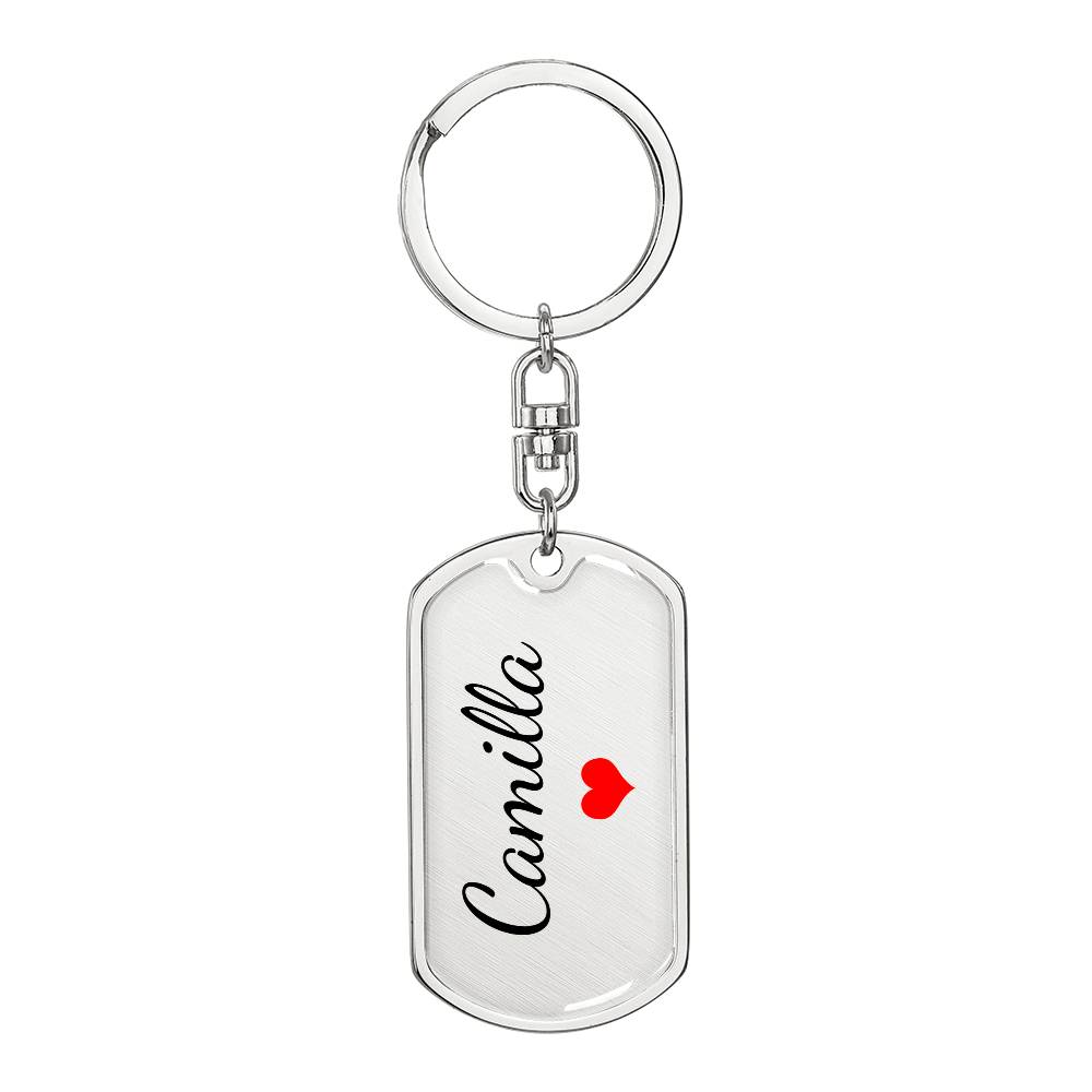 Camilla Keychain – Name Keychain for Women