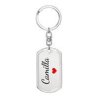 Load image into Gallery viewer, Camilla Keychain – Name Keychain for Women
