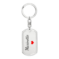 Load image into Gallery viewer, Marinette Keychain – Name Keychain Gift
