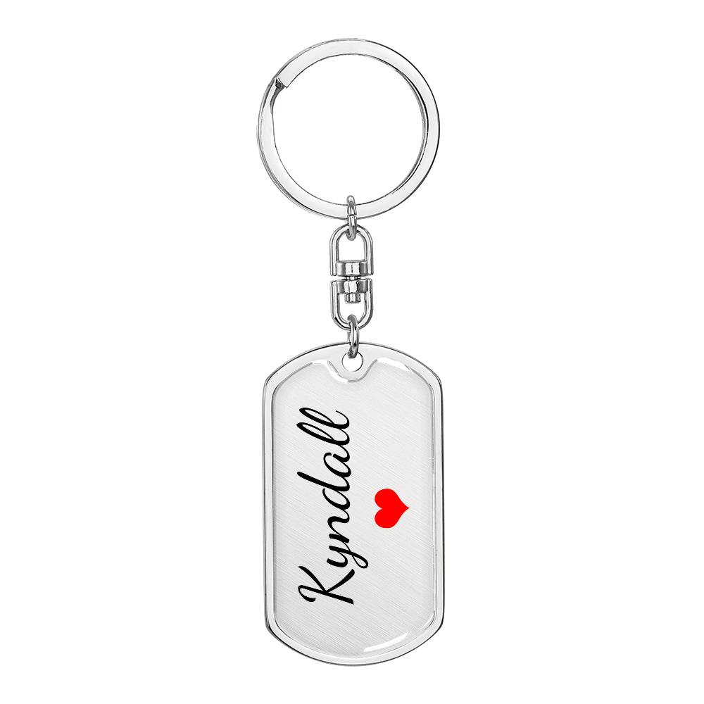 Kyndall Keychain – Name Keychain for Women
