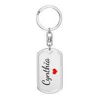 Load image into Gallery viewer, Cynthia Keychain – Name Keychain for Women
