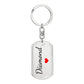 Diamond Keychain – Name Keychain for Women