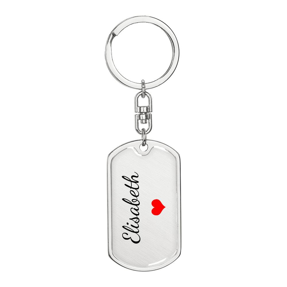 Elisabeth Keychain – Name Keychain Gift