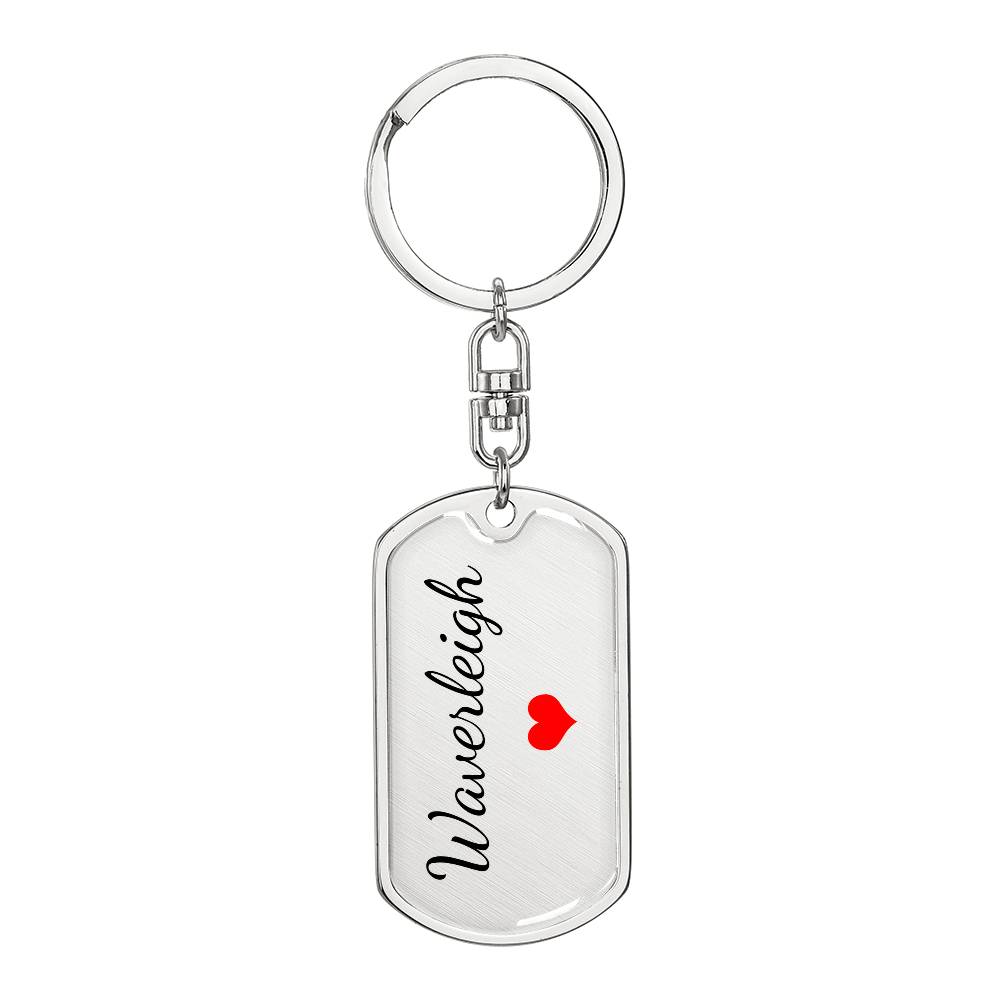Waverleigh Keychain – Name Keychain Gift