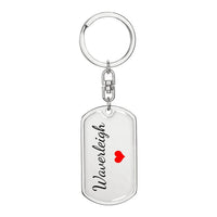 Load image into Gallery viewer, Waverleigh Keychain – Name Keychain Gift
