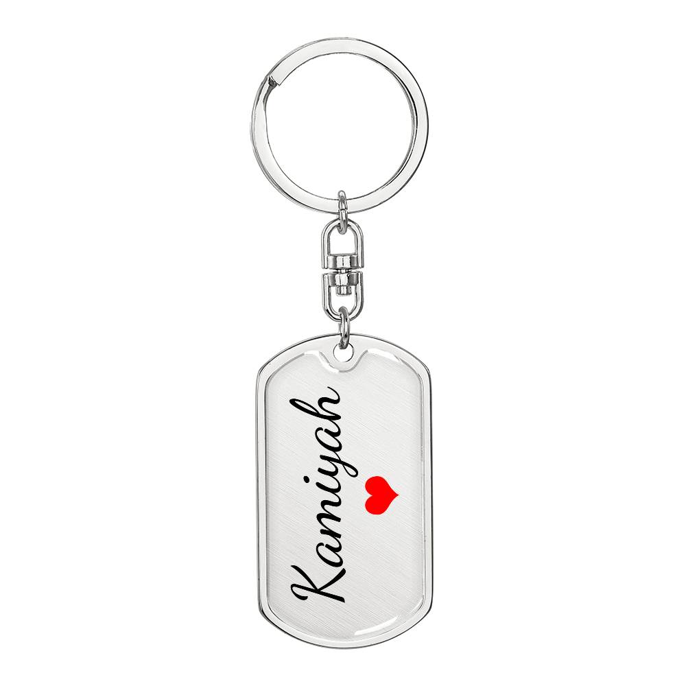 Kamiyah Keychain – Name Keychain for Women