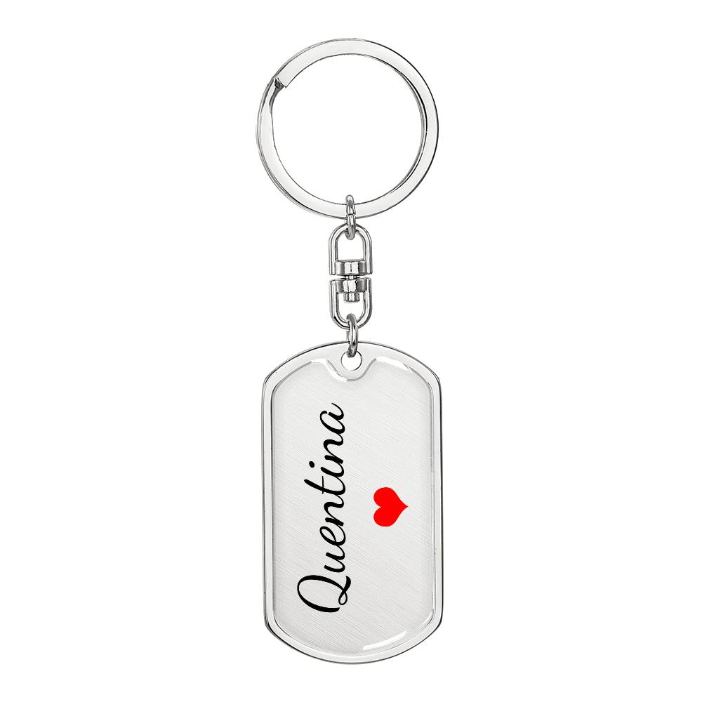 Quentina Keychain – Name Keychain Gift
