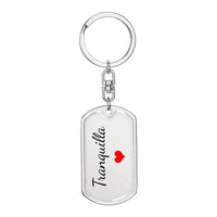Load image into Gallery viewer, Tranquilla Keychain – Name Keychain Gift
