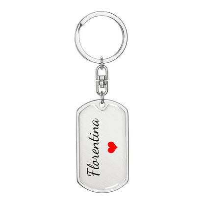 Florentina Keychain – Name Keychain Gift