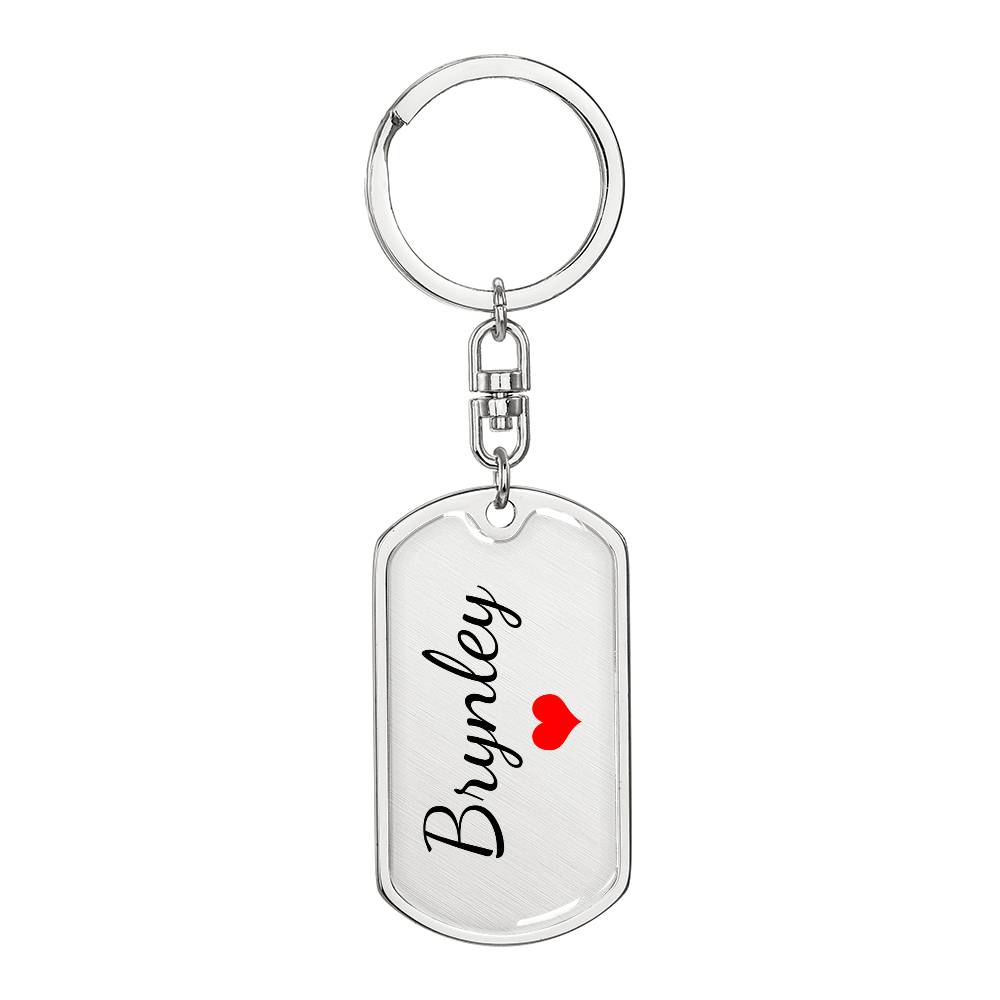 Brynley Keychain – Name Keychain for Women