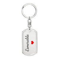 Load image into Gallery viewer, Esmeralda Keychain – Name Keychain Gift
