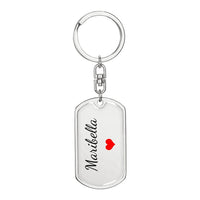 Load image into Gallery viewer, Maribella Keychain – Name Keychain Gift
