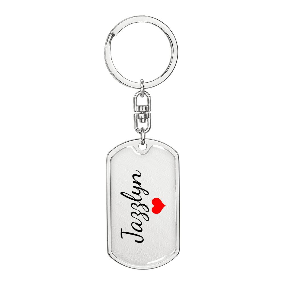 Jazzlyn Keychain – Name Keychain for Women