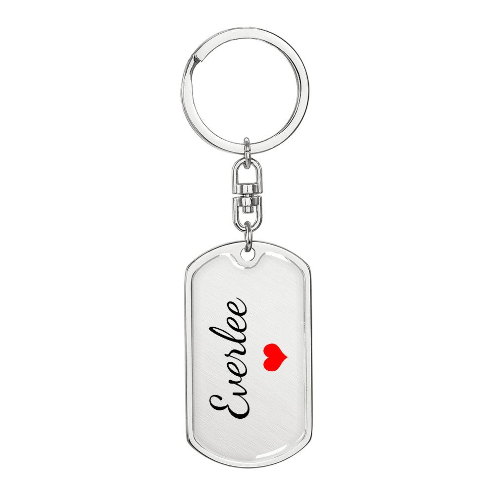 Everlee Keychain – Name Keychain for Women