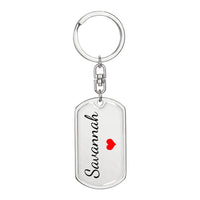 Load image into Gallery viewer, Savannah Keychain – Name Keychain Gift
