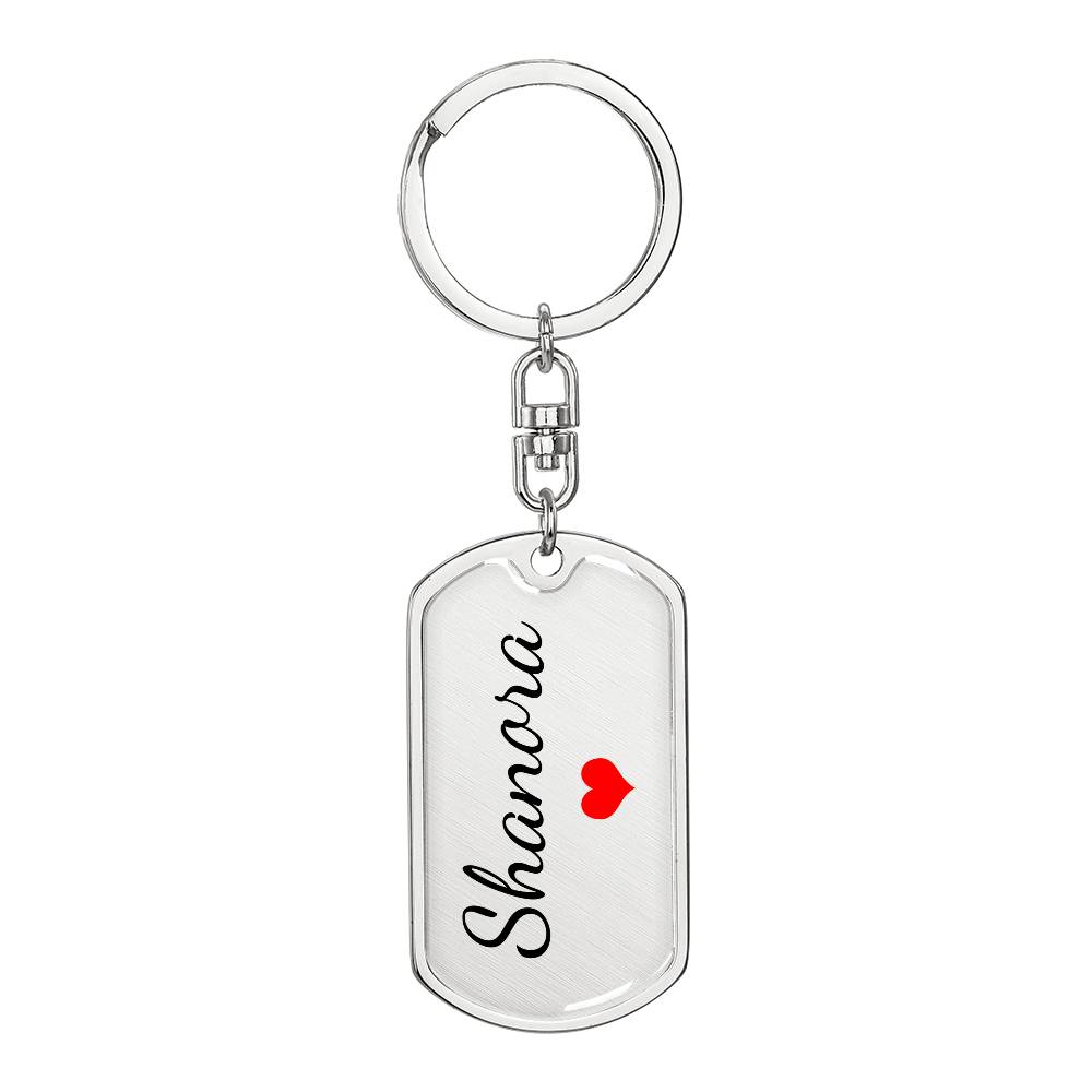 Shanora Keychain – Name Keychain for Women
