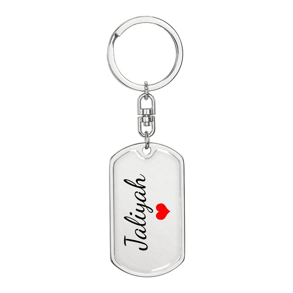 Jaliyah Keychain – Name Keychain for Women