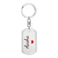 Aasha Keychain – Custom Name Keychain for Women