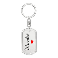 Load image into Gallery viewer, Wrenlee Keychain – Name Keychain for Women
