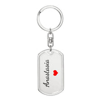 Load image into Gallery viewer, Anastasia Keychain – Name Keychain Gift

