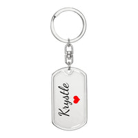 Load image into Gallery viewer, Krystle Keychain – Name Keychain for Women
