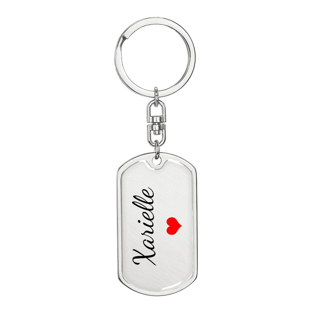 Xarielle Keychain – Name Keychain Gift