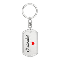 Load image into Gallery viewer, Christabel Keychain – Name Keychain Gift
