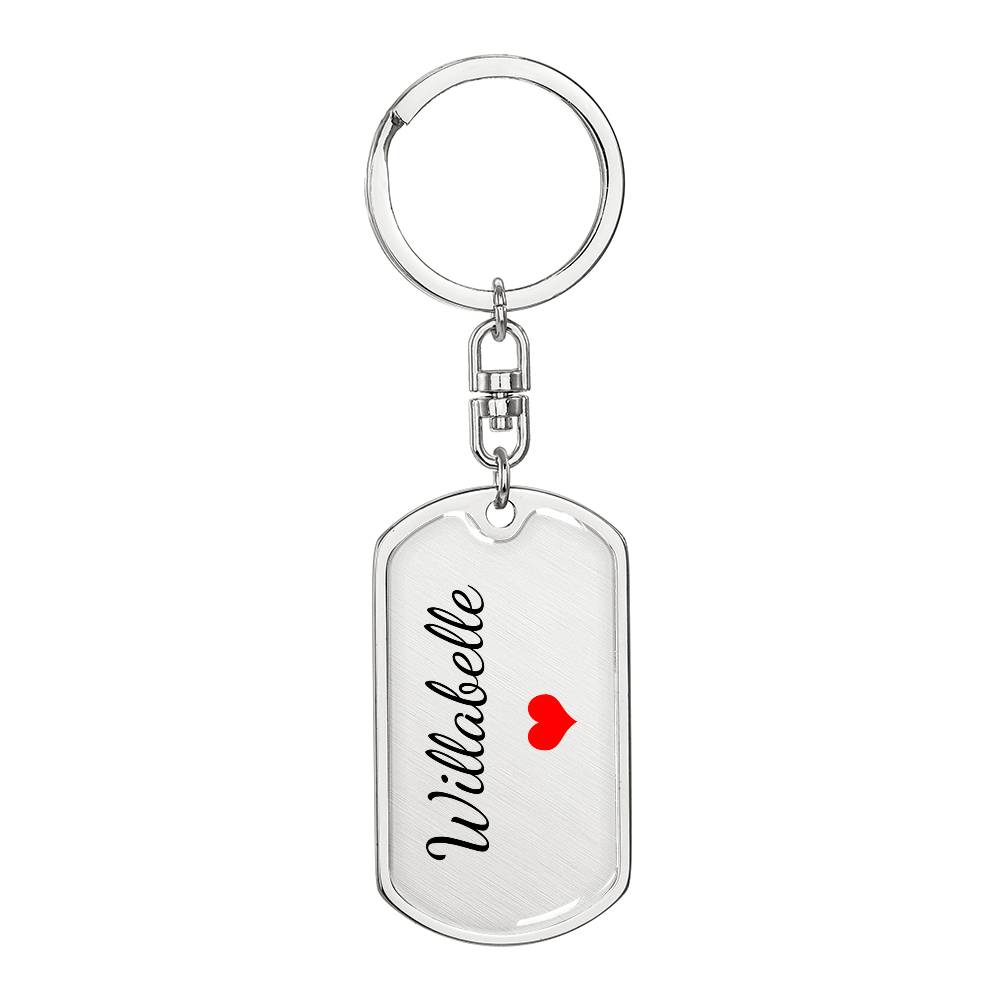 Willabelle Keychain – Name Keychain Gift