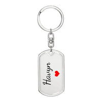 Load image into Gallery viewer, Havyn Keychain – Custom Name Keychain for Women
