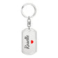 Roselle Keychain – Name Keychain for Women