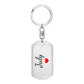 July Keychain – Custom Name Keychain for Women