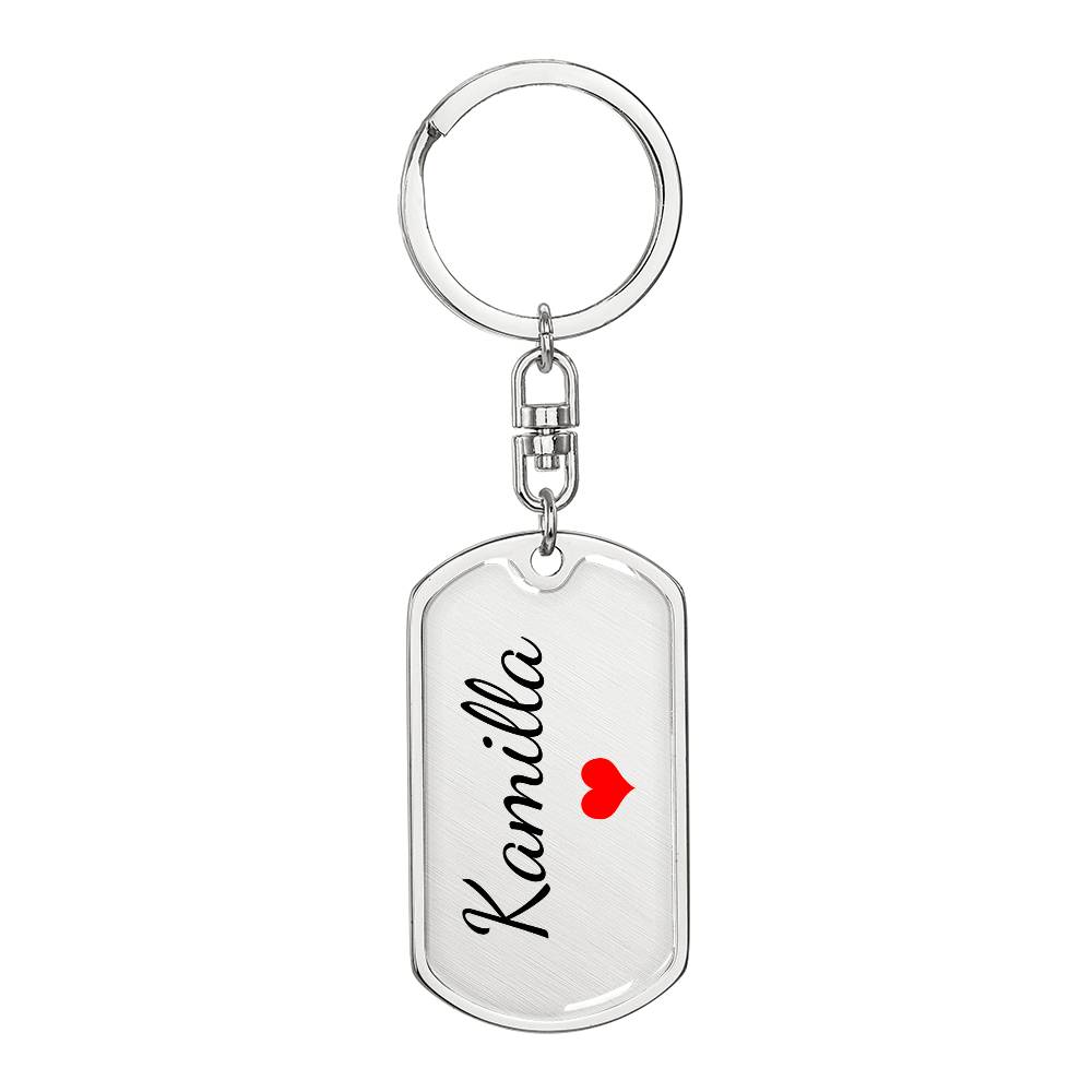 Kamilla Keychain – Name Keychain for Women