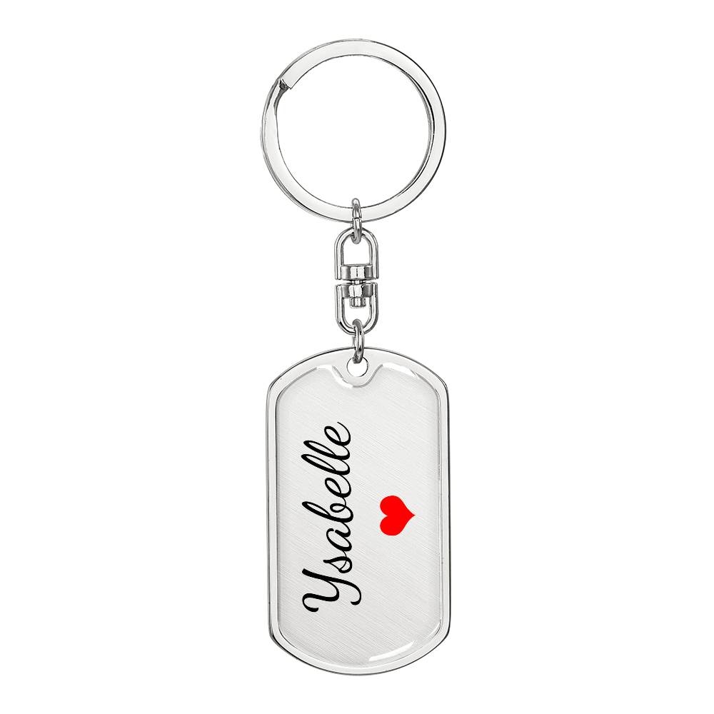 Ysabelle Keychain – Name Keychain Gift