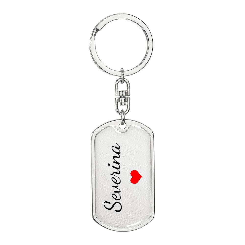 Severina Keychain – Name Keychain Gift