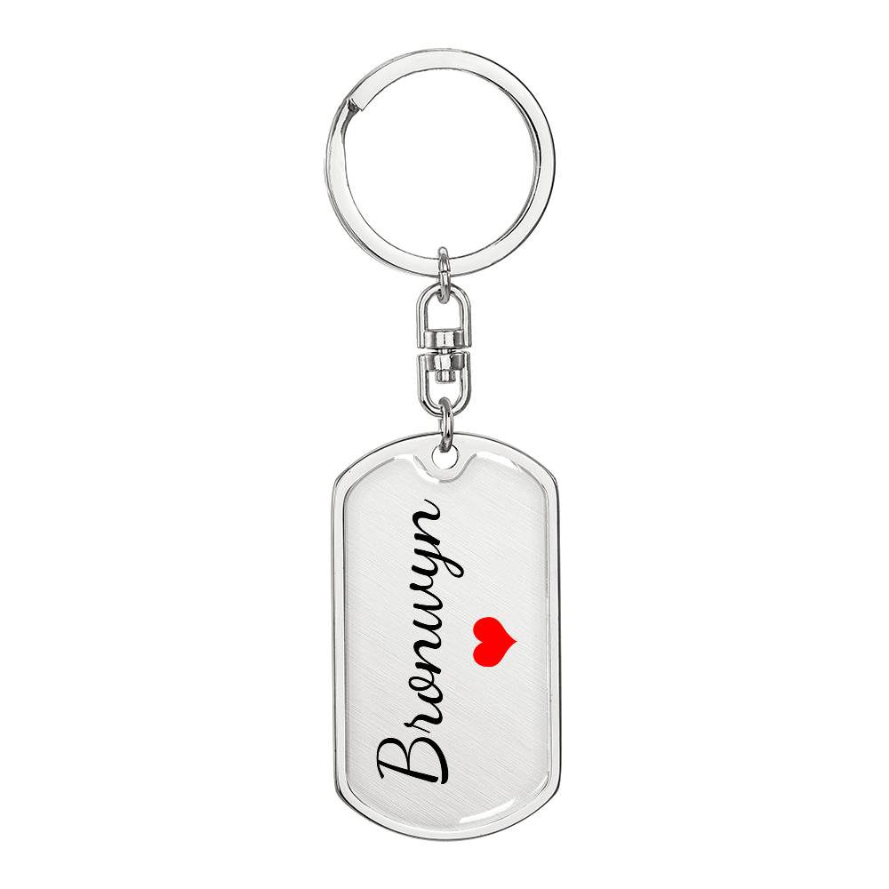 Bronwyn Keychain – Name Keychain for Women